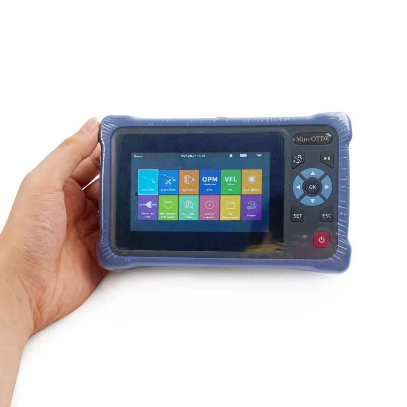 Mini Handheld Multi Functions Tester NK4000F2 1550nm 24db With 4.3 Inch Multitouch Screen OTDR Fiber Optic Tester
