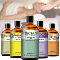PHATOIL 100ml aceite esencial Natural para aromaterapia de la piel hierba de limón eucalipto lavanda fragancia de menta piperita aceites esenciales
