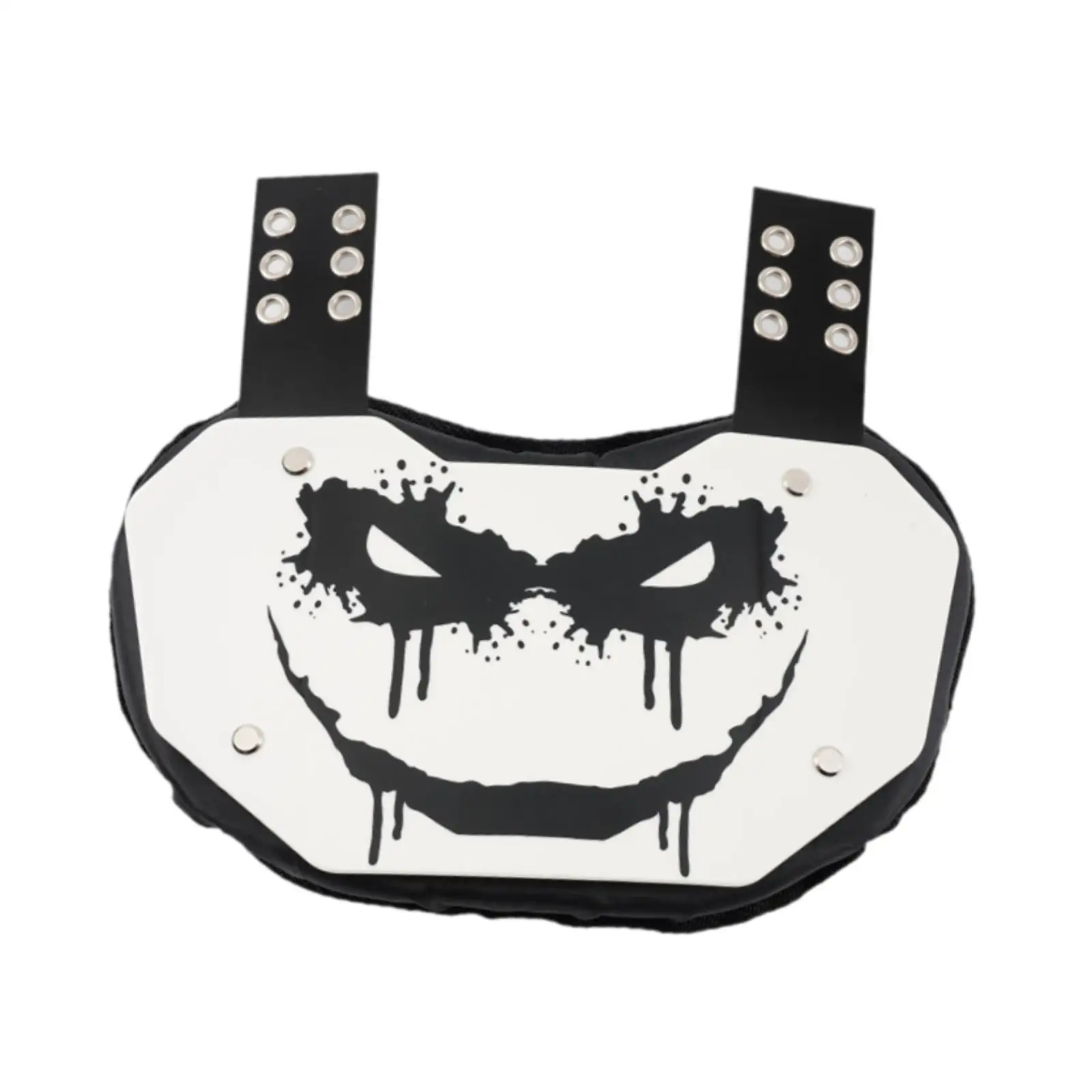 

Football Backboard Comfortable to Wear with Padding Wear Resistant Shock Resistant Adjustable Strap Rear Protector Youth