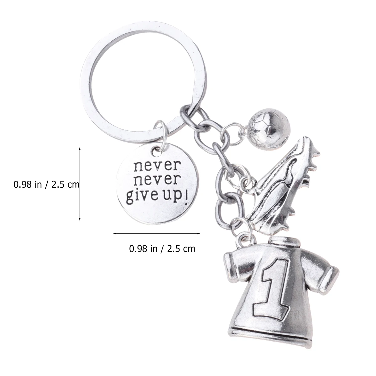 

Key Holder Football Keychain Soccer Gifts Keychains Basketball Creative Rings White