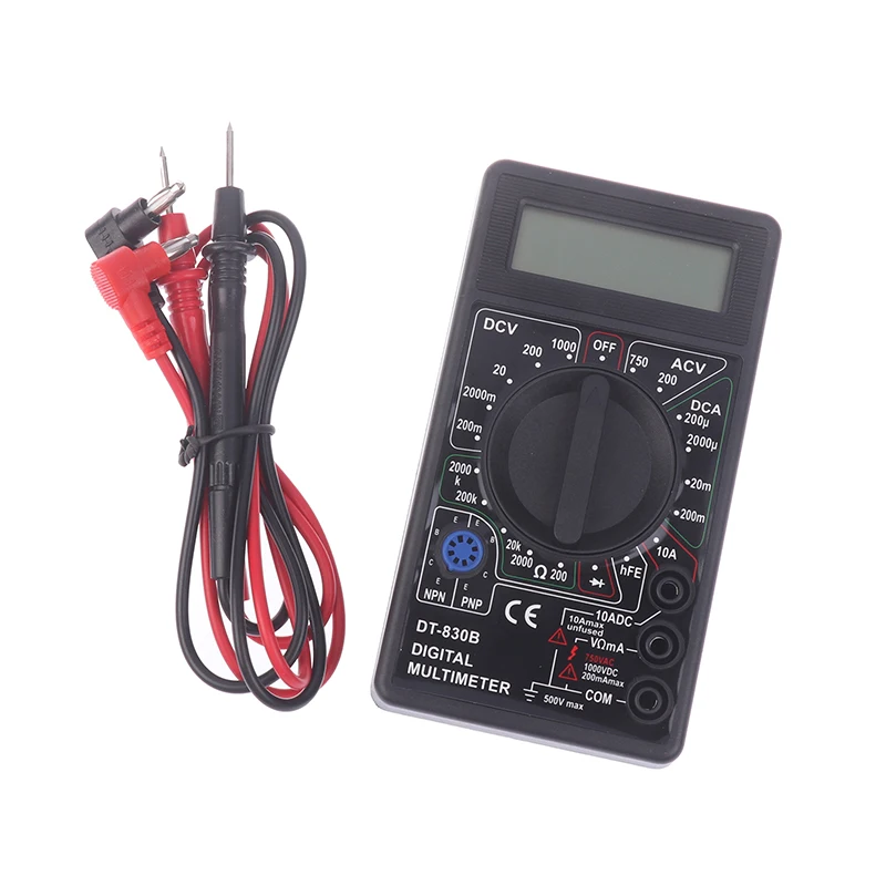 1PC LCD Auto Range Digital Voltmeter Multimeter Ohmmeter Volt Tester Measure Voltage AC/DC Voltage Current Capacitance Frequency