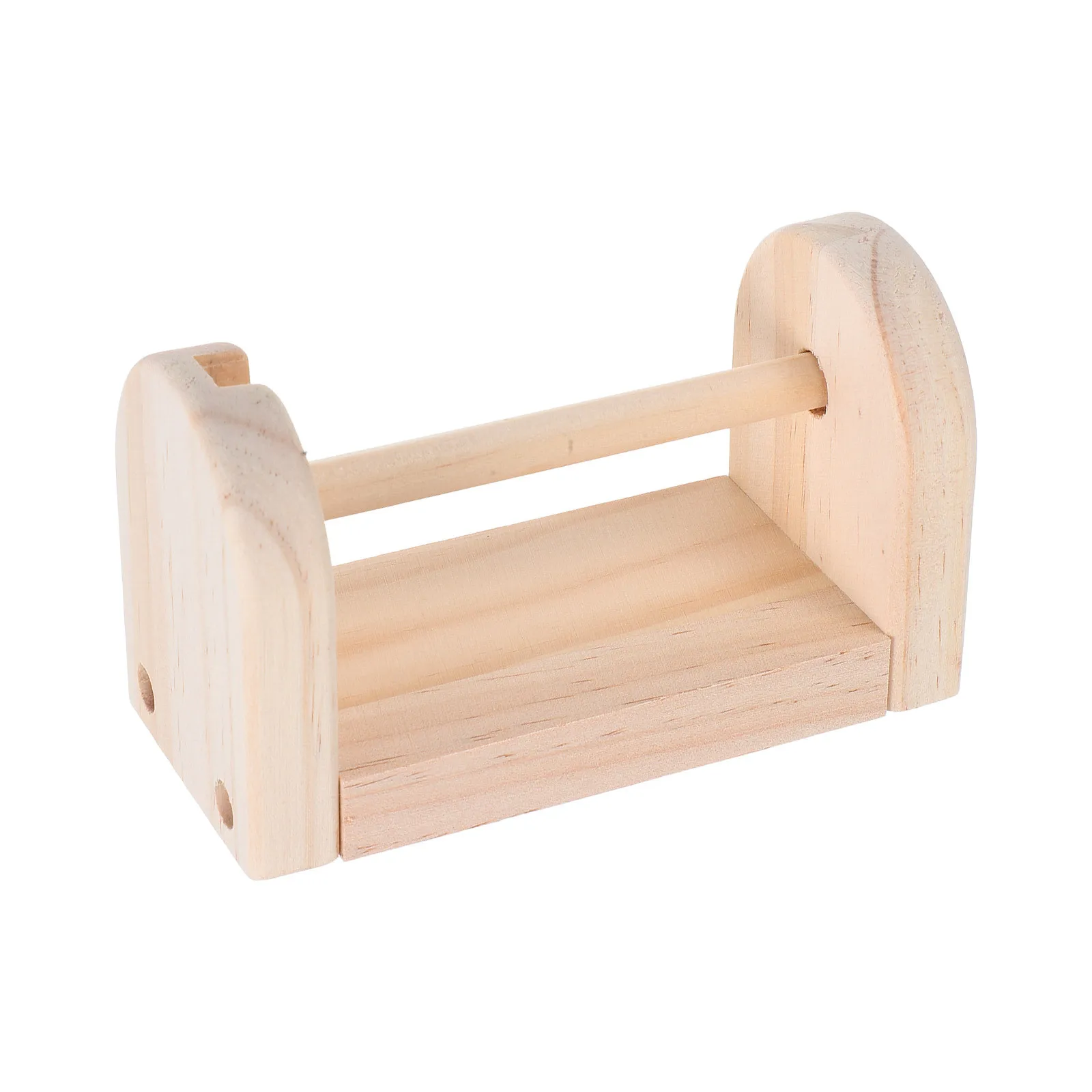 

Wooden Tape Dispenser Multi Roll Craft Tape Holder Organizer Desk for Kids Classroom Office Supplies Wood Stand for Display