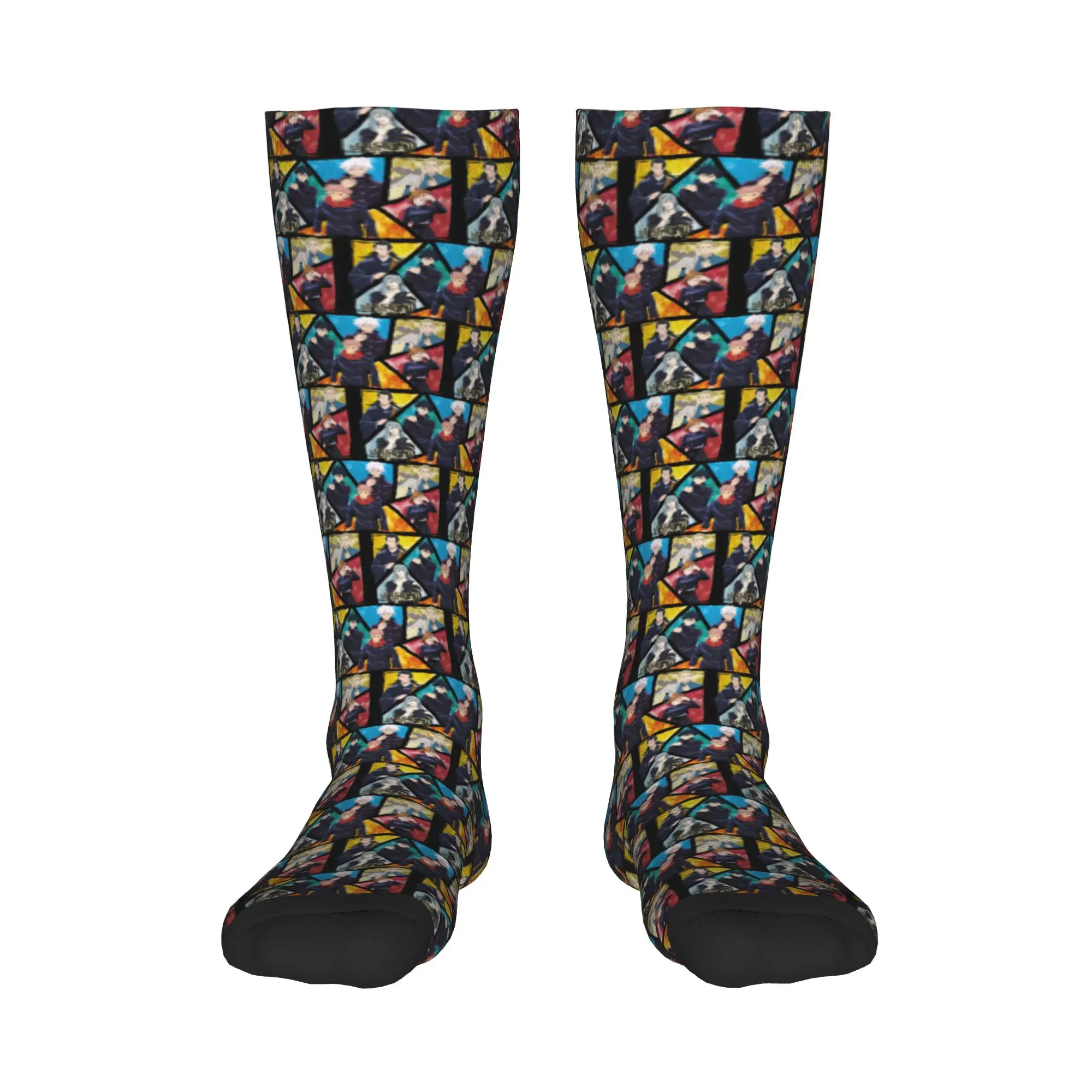 

Чулки для экипажа Megumi Besto Friendo Jujutsu Kaisen Sukuna, аниме, носки Harajuku, сумасшедшие длинные носки в стиле хип-хоп, аксессуары для мужчин и женщин