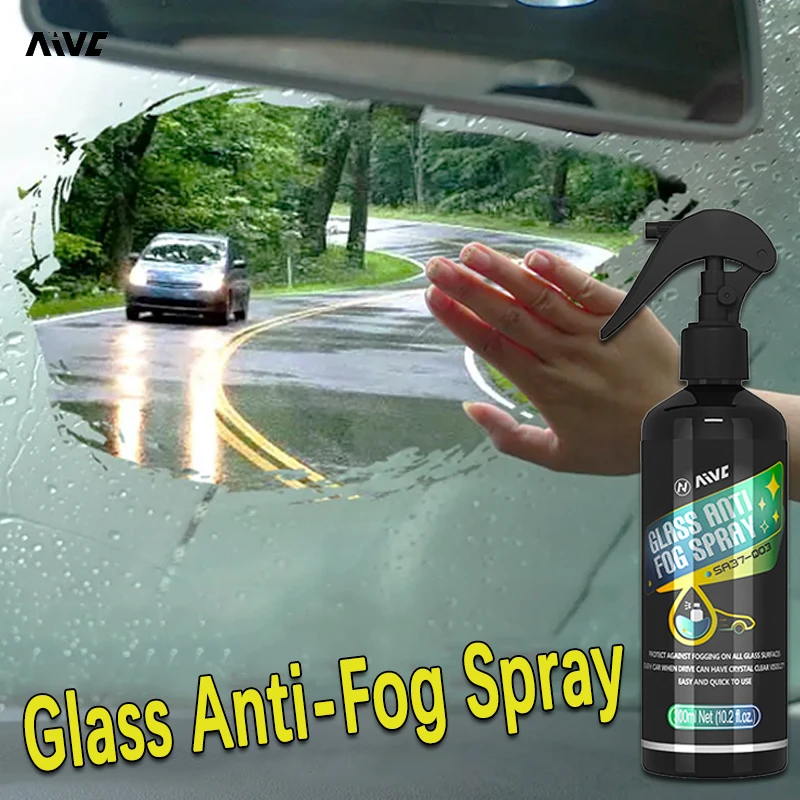Anti-Beschlag-Spray: Lang anhaltende Anti-Beschlag-Beschichtung für Glas – Auto-Pflegeprodukte zur Entnebelung von Autospiegeln und Windschutzscheiben