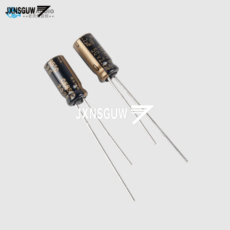 10PCS Original ELNA RFS SILMIC II 50V2.2UF 5X11MM 2.2uF/50V Silk fiber audio electrolytic capacitor SILMICII 2.2UF 50V 85degrees