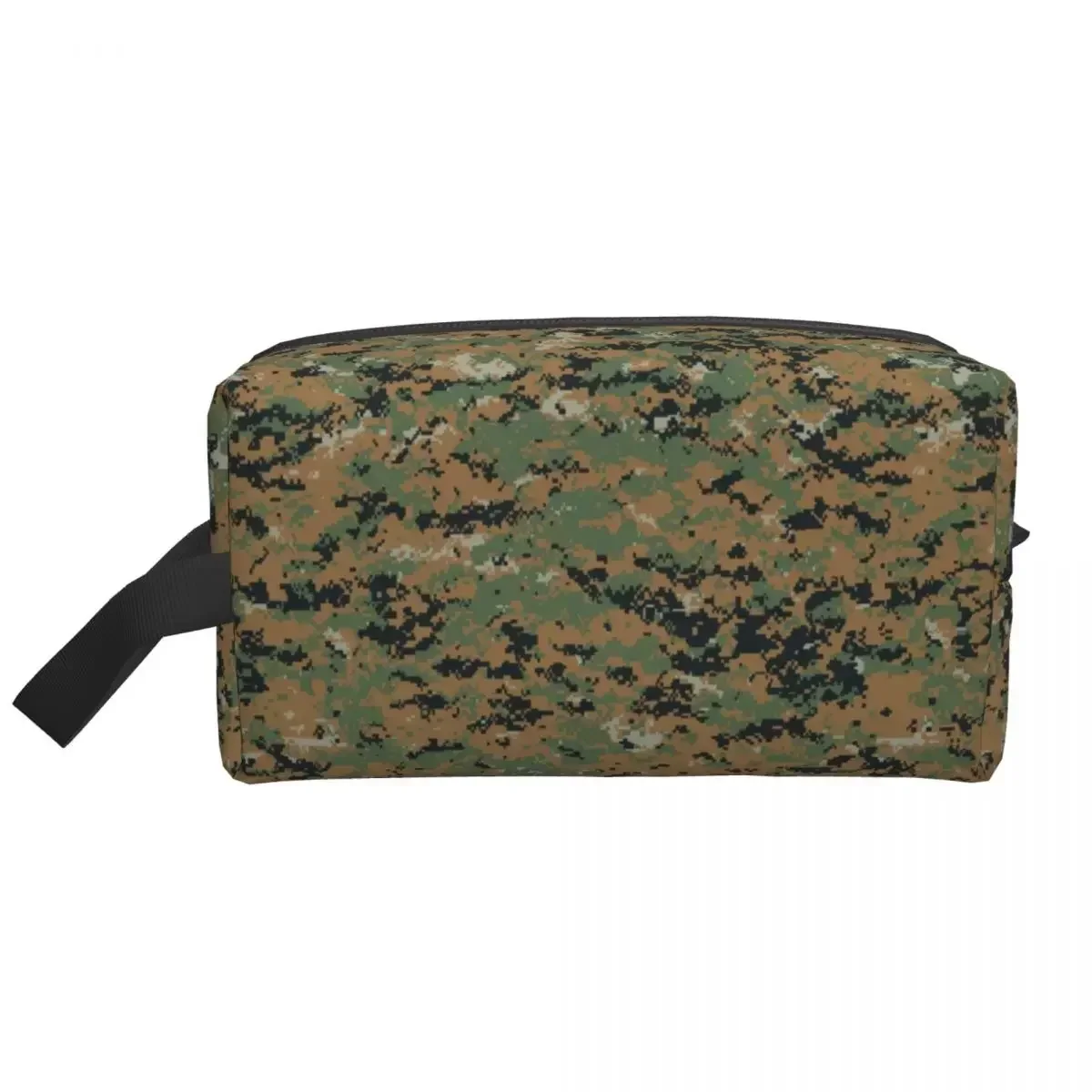 Custom Marpat Camo Toiletry Bag for Women Woodland Camouflage Cosmetic Makeup Organizer Lady Beauty Storage Dopp Kit Box