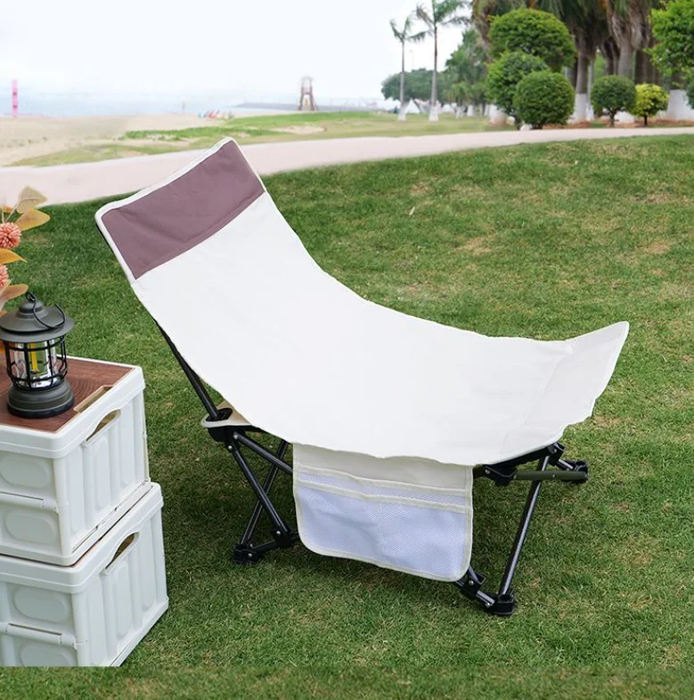 Summer Camping Portable Folding Chair Outdoor Chair For Living Room Recliner With Storage Bag Garden Office Furniture