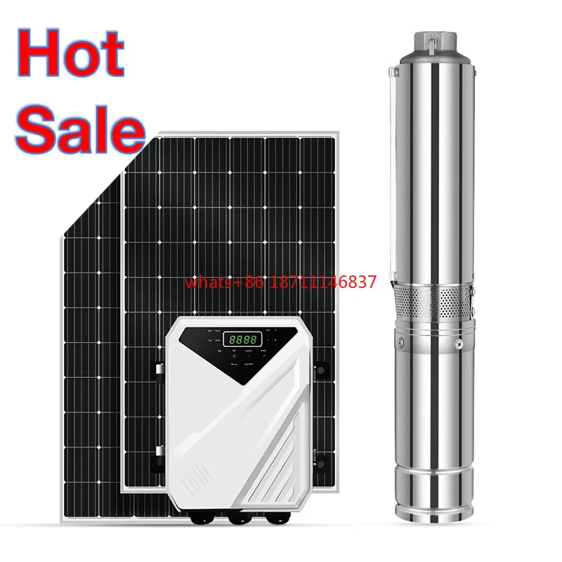 Sunway 3 Inch Deep Well Submersible DC Solar Water Pump 0.75hp 2hp Water Pump Price solar irrigation system