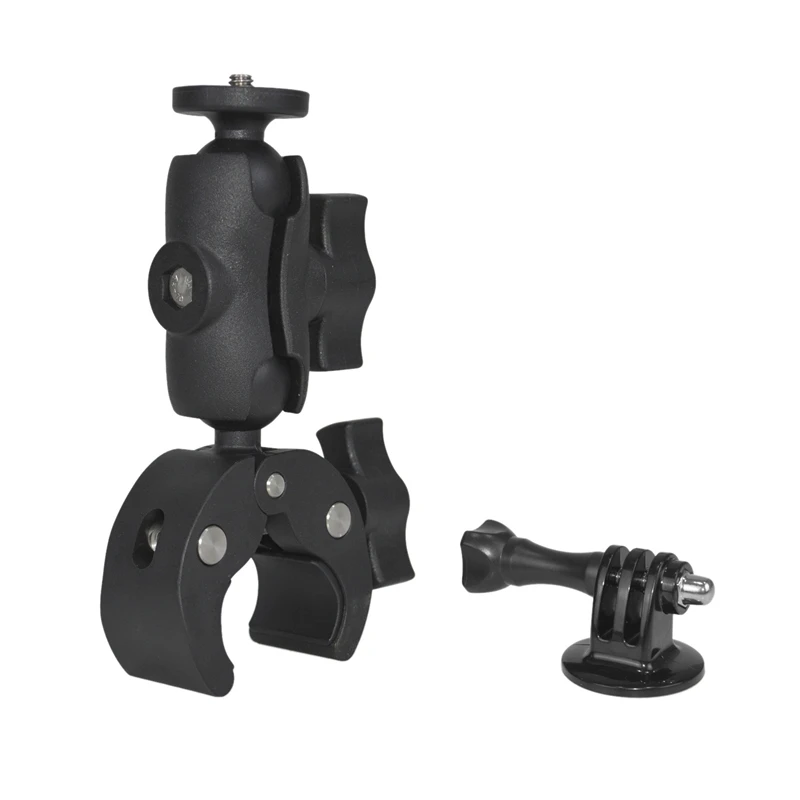 RISE-Motorcycle Handlebar Holder Rear Mirror Camera Mount Rotate 360 Degrees Clip For Gopro 8 9