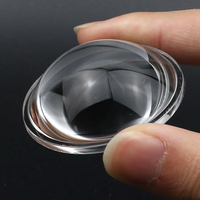 20 28 30 40 50 52 57 60 66 67 74 75 78 80 MM 100mm Plano Convex Optical Glass Lens for LED Flashlight Auto Lamp Spotlight Light