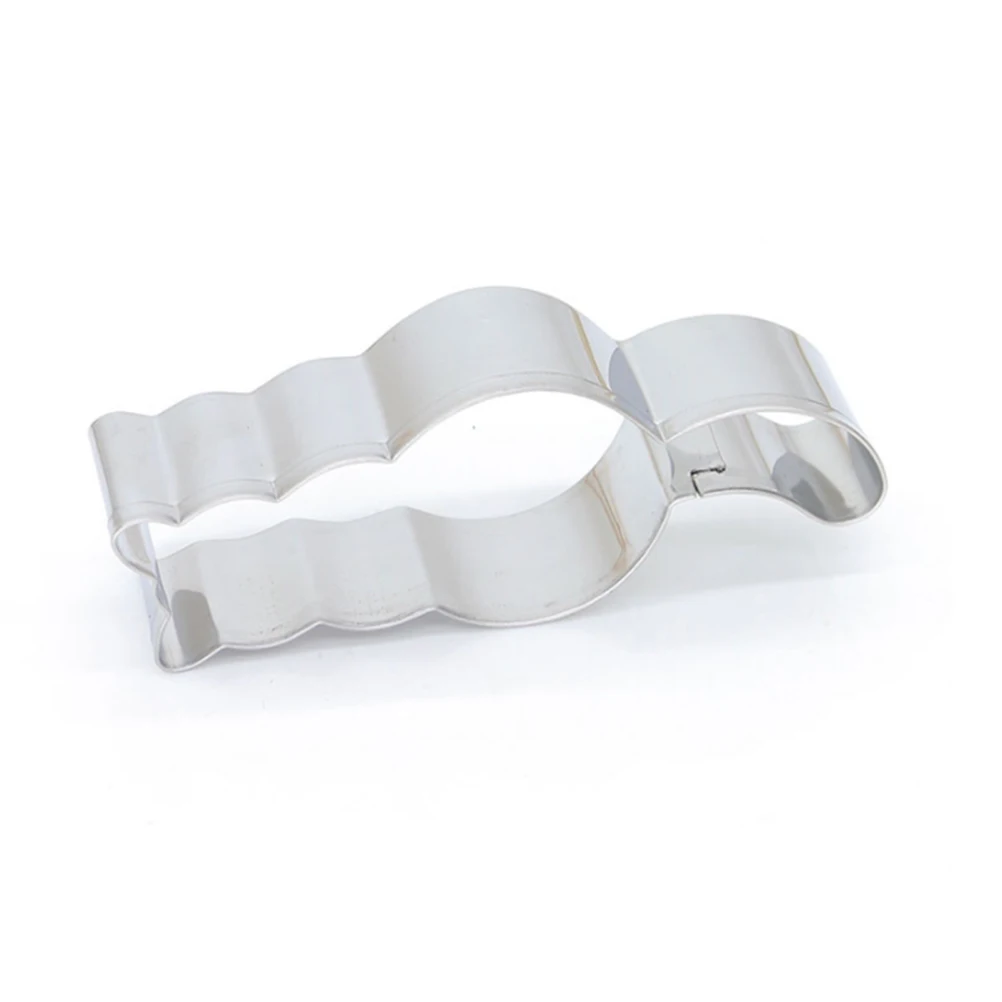 

5 Pcs Cookie Stainless Steel Baking Tool Alpaca Cat Shaped Biscuit Mould Silver For Cookies Fruit Cake Decoration Party