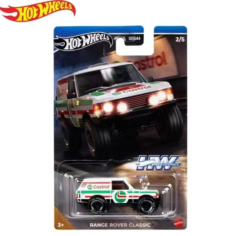 Original Hot Wheels Car Speed Graphics Boy Toy Scale 1/64 Diecast Porsche 914 Safari Mazda RX-3 Big Air Honda Civic Range Rover