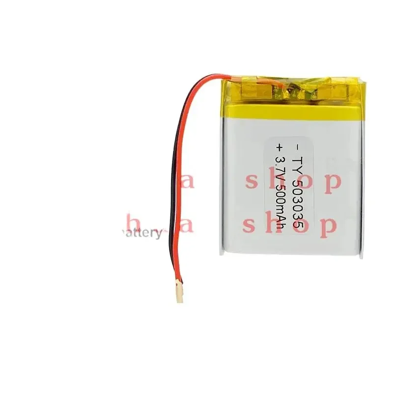 503035   3.7V 500mAh Li-polymer Rechargeable Battery for DVD Navigation Systems Diy Tool Equipment GPS Device Power Bank Batteri