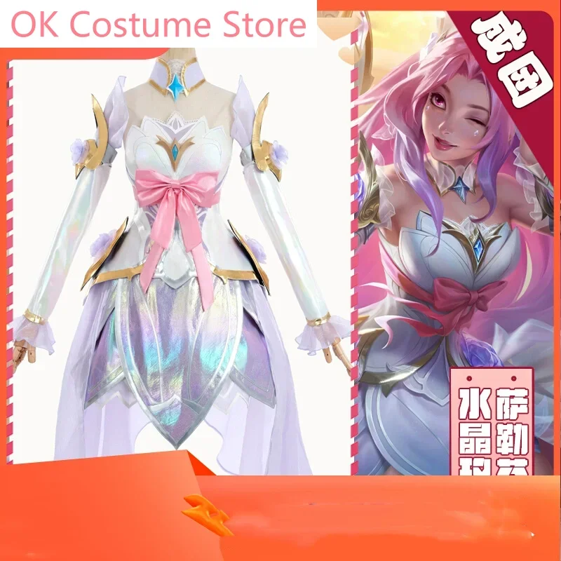 Lol Seraphine Women Dress Cosplay Costume Cos Game Anime Party Uniform Hallowen Play Role Clothes Clothing