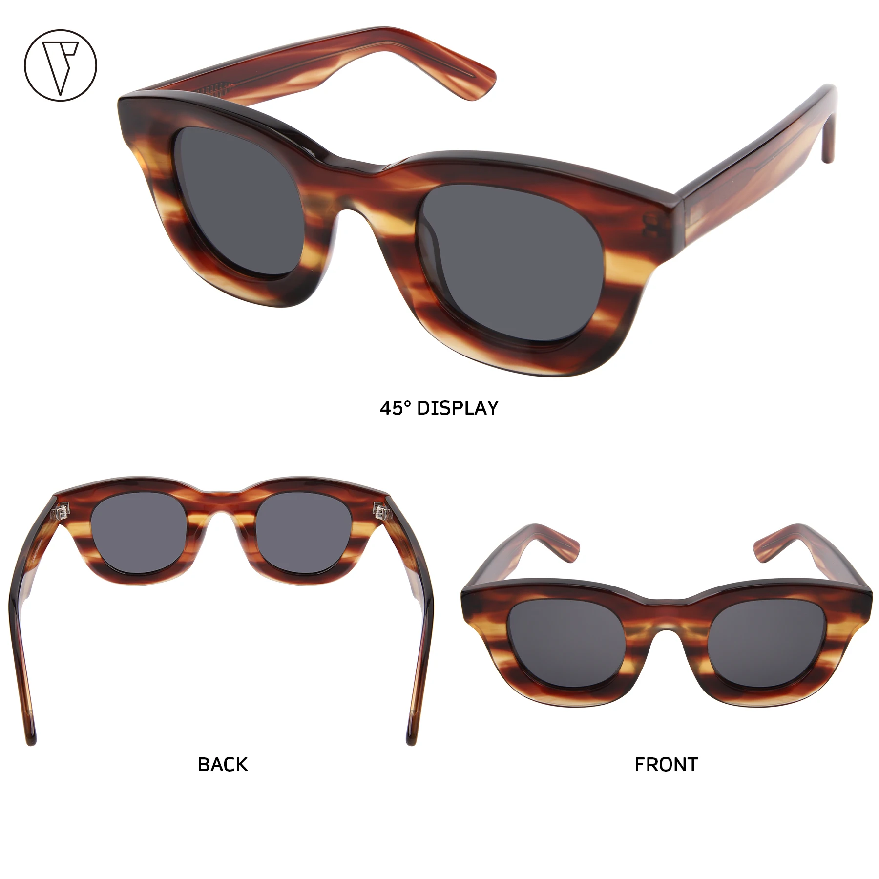 Солнцезащитные очки/очки по рецепту ONDEX, стильные поляризационные линзы UV400, фотохромные линзы, персонализированная мощность от 1,00 до 8,50