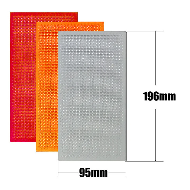Kit de reparación de luz trasera de lente automática de 3 uds, vidrio de lente trasera de rejilla de coche roto de fijación DIY