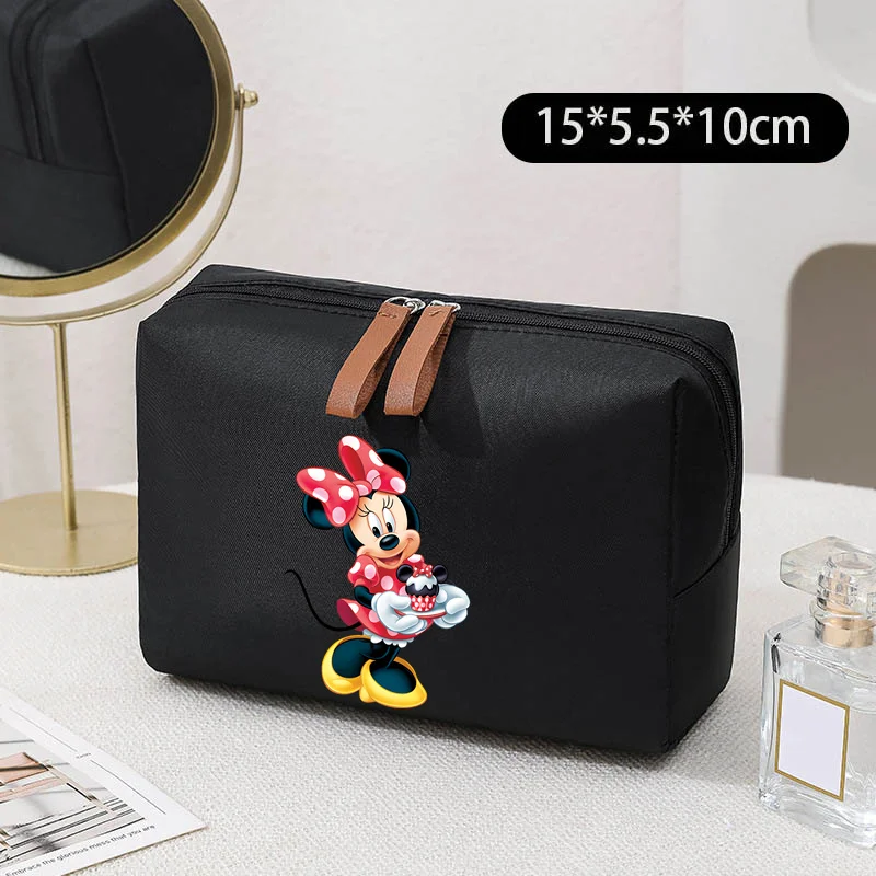 Mickey Minnie Mouse Cosmetic Bag Clutch Outdoor Travel Beauty Makeup Bag for Women Party Lipstick Bags Toiletry Bags Pencil Case