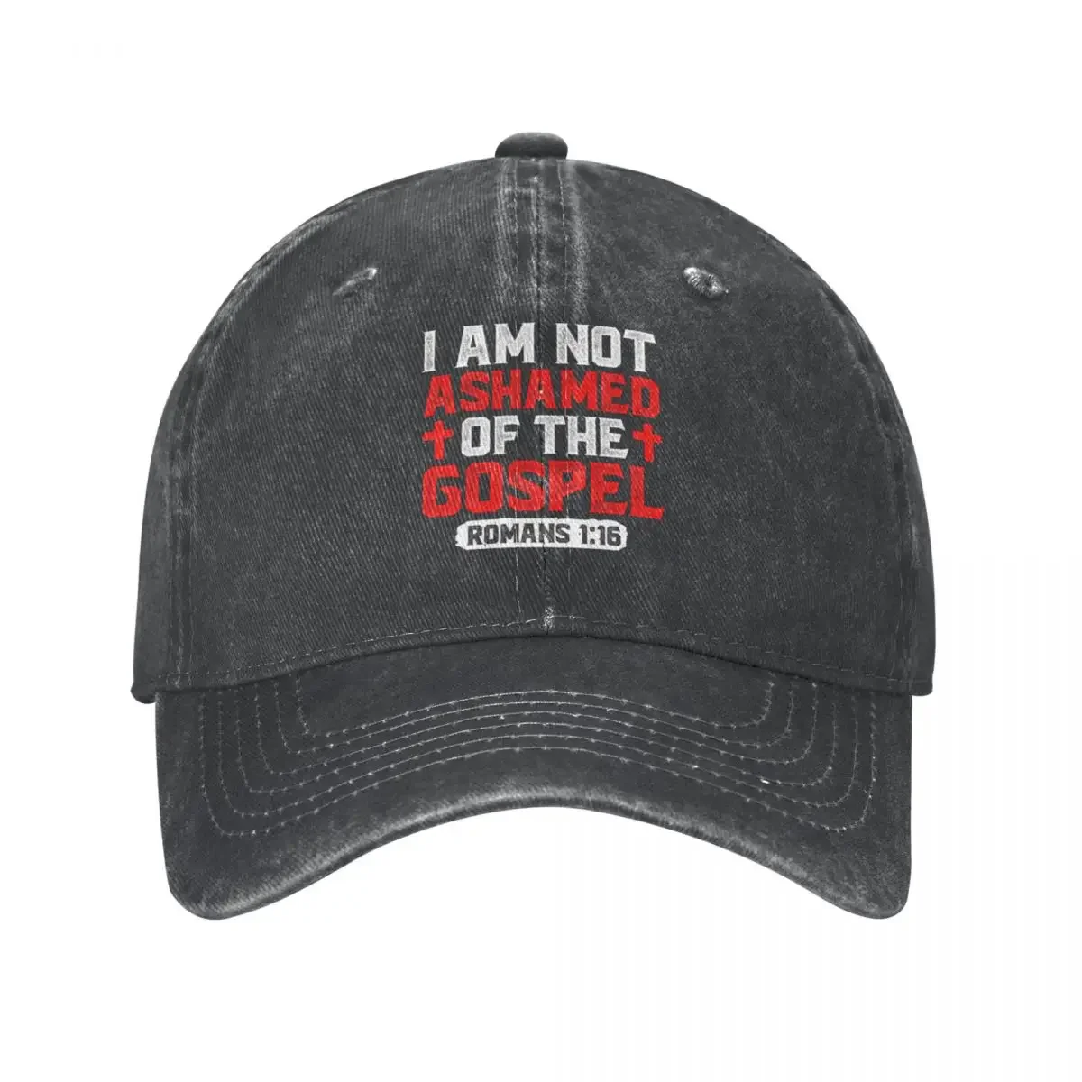 I Am Not Ashamed Of The Gospel - Romans 1:16 Cowboy Hat Rave Sun Cap Women's Beach Men's