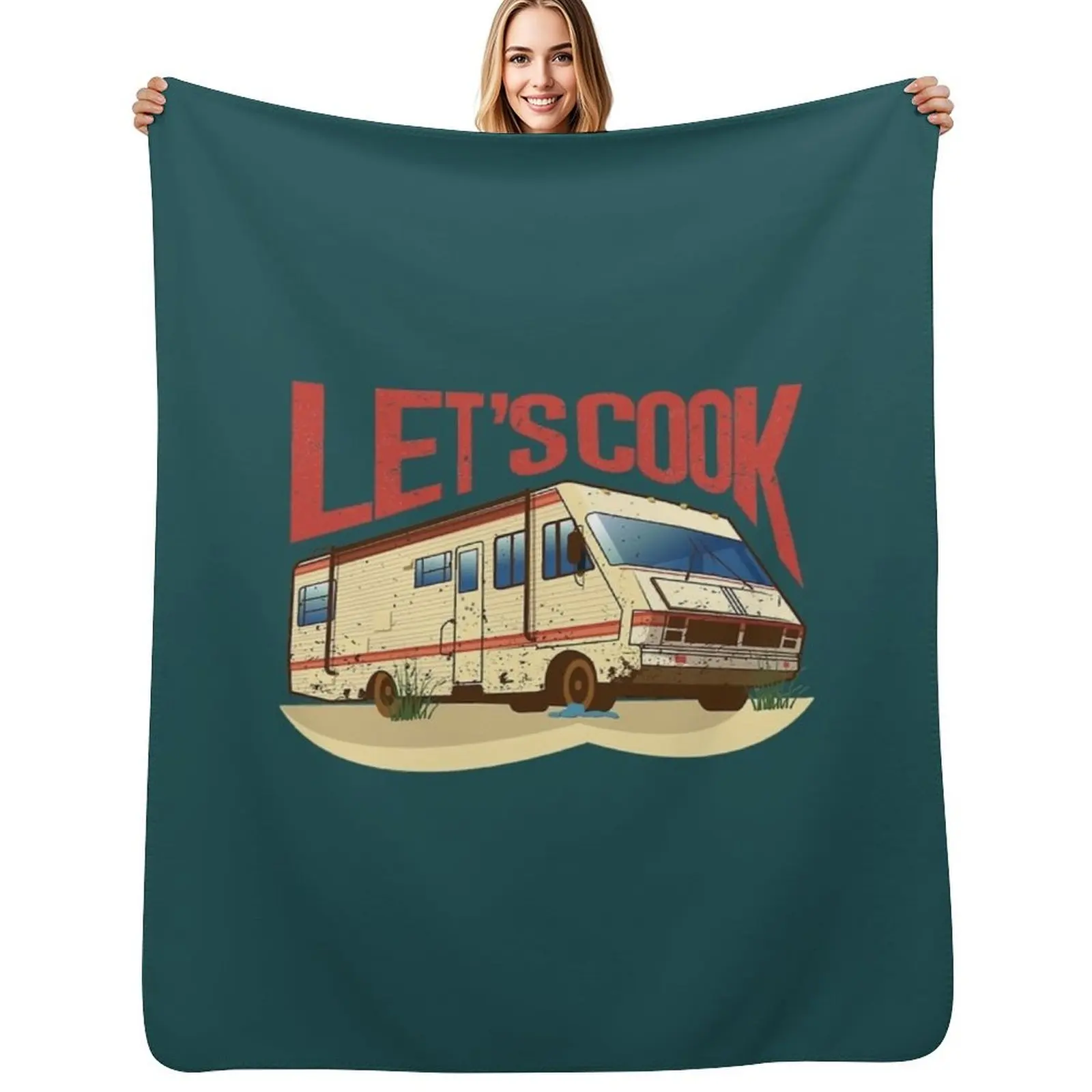 Breaking Bad RV Throw Blanket Multi Use Warm Blanket for Living Room Bedroom