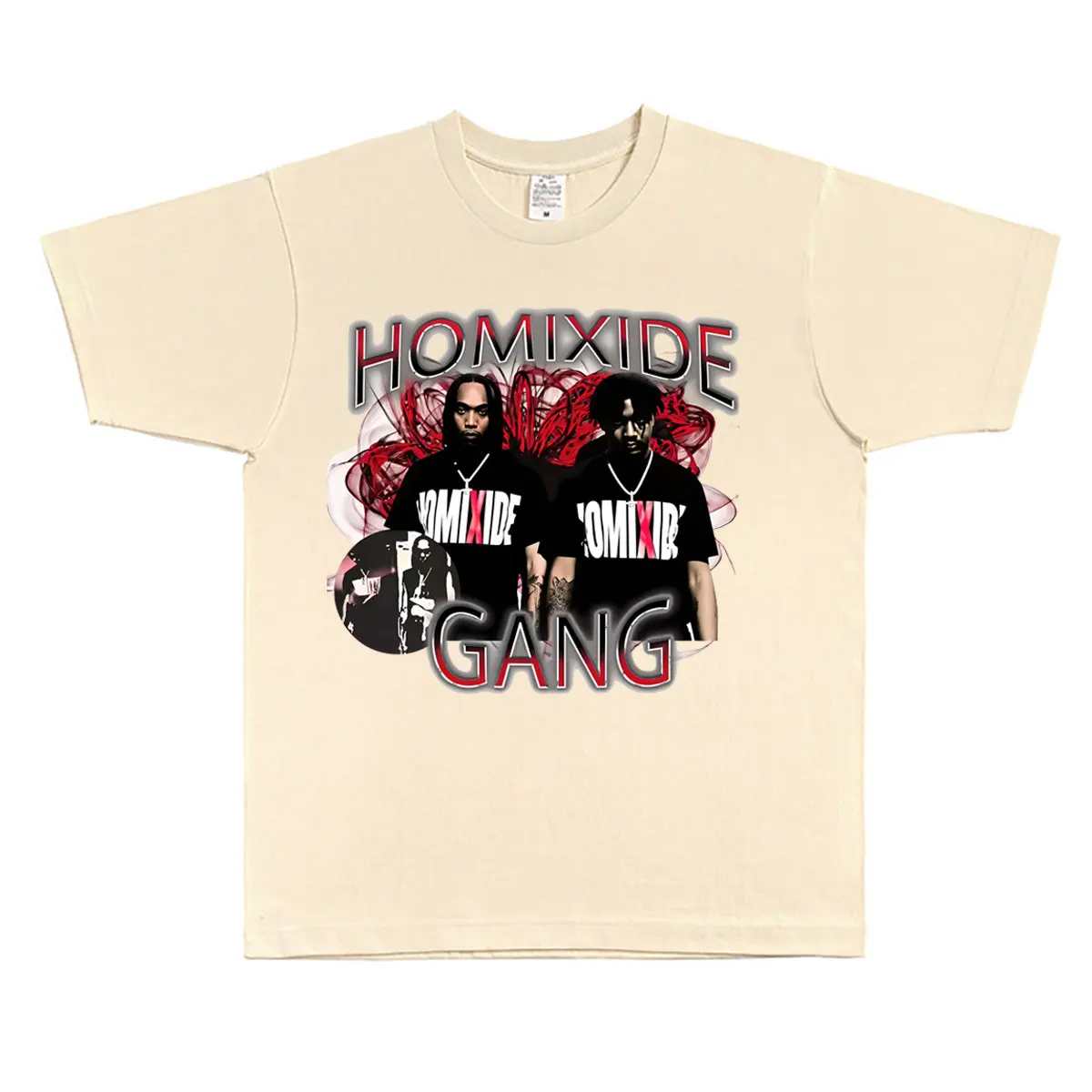 Rapper Homixide Gang Graphic T-shirt Playboi Carti Opium Merch Tshirt HXG T-shirts Men Women Hip Hop Oversized Cotton T Shirts