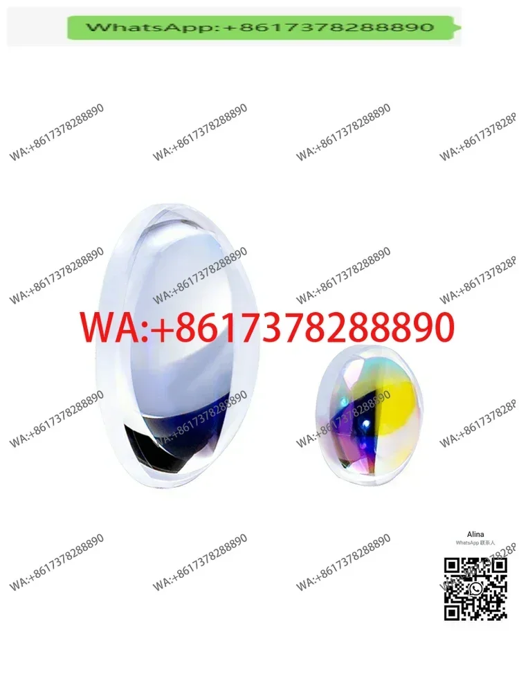 K9 Plano-convex lens VIS visible light reflection diameter 3 4 5 6.3 10 12 15 16/20mm wavelength 400~700nm transmittance 99.5%