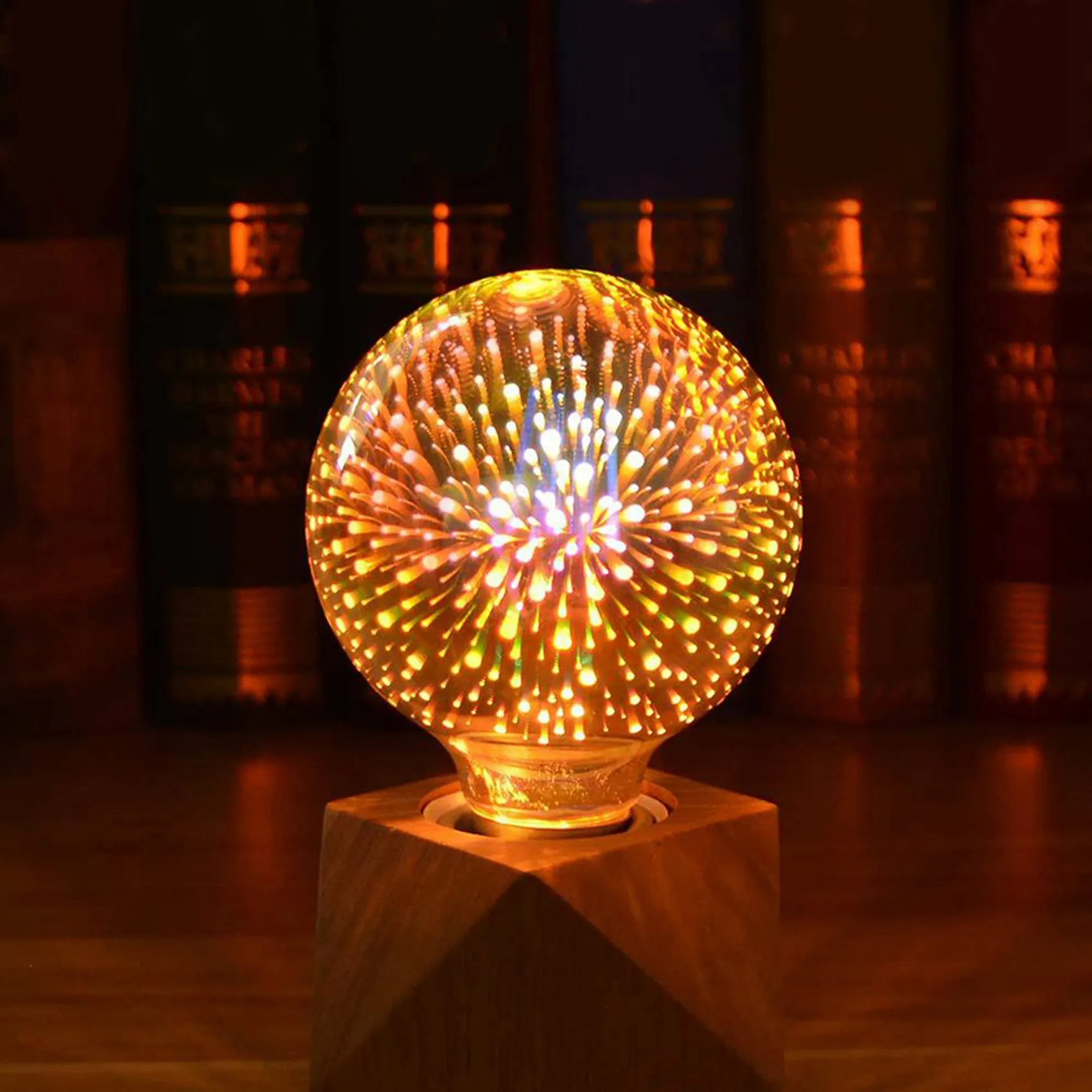 ABUP-4X LED Infinity 3D  Effect LED Bulb LED Light Bulb Decoration Lamp 85-265V E27 Holiday Lights,A60