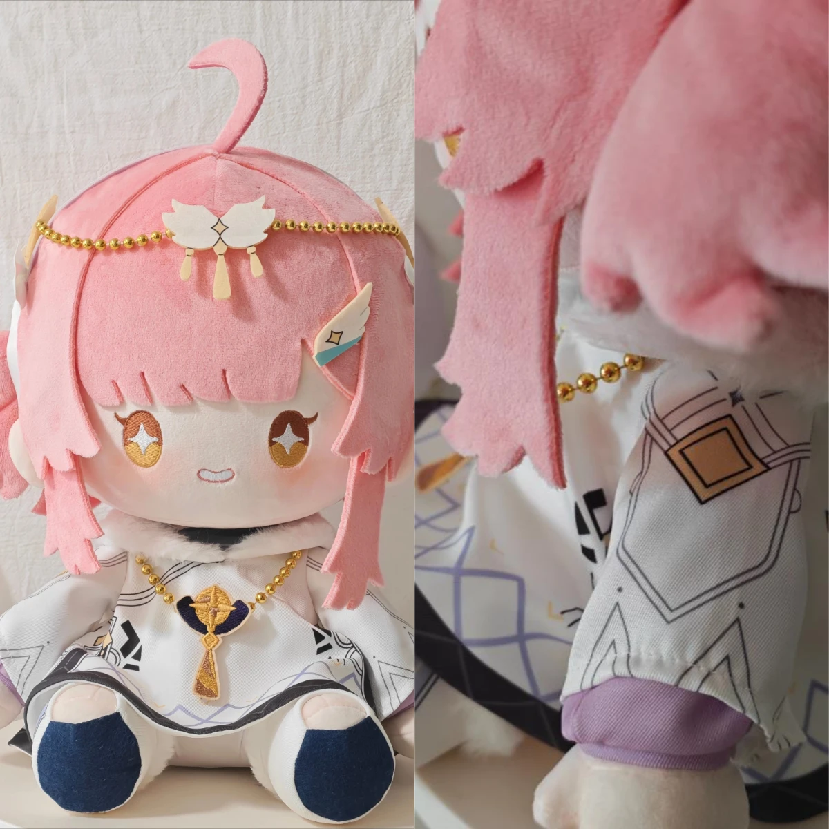 

Wuthering Waves Aemeath 40cm Anime Cosplay Halloween Sitting Posture Figure Idol Plushies Pillows Birthday Pillow Gift