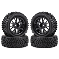 1.9 inch 76mm Off Road Buggy Tires Wheels Rim 4PCS for 1/14 1/16 1/10 RC Car Wltoys 144001 Tamiya MJX Hyper Go 14210 14209