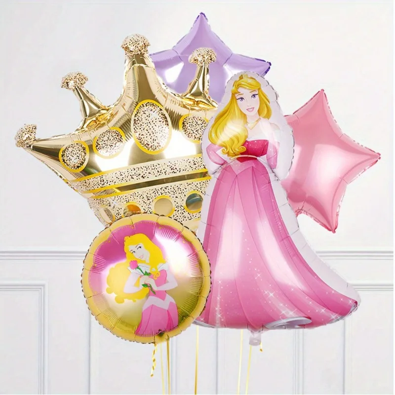 Enchanted Princess Balloon Kit Snow White Cinderella Beauty Foil Balloons For Birthday Parties & Theme Celebrations Perfect Gift