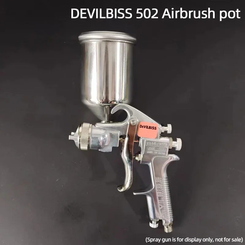 Original Devilbiss Spray Gun Pot JGX 502 143G  400ml Aluminum Alloy Paint Coating Cup Car Painting Tool