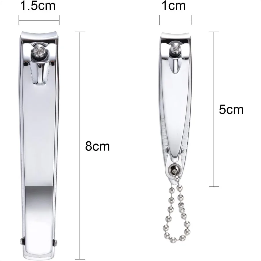 Bememo 12 Pezzi Set Tagliaunghie Stainl Tagliaunghie e Tagliaunghie Set di Strumenti per Tagliaunghie per Uomini e Donne Sier