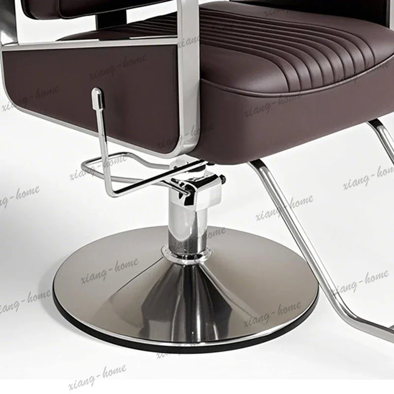 LJY Aesthetic Creative Barber Chair Space Saving Trendy Exquisite Modern Chairs Professional Mdoern Stuhl Friseur Salon Furnitur