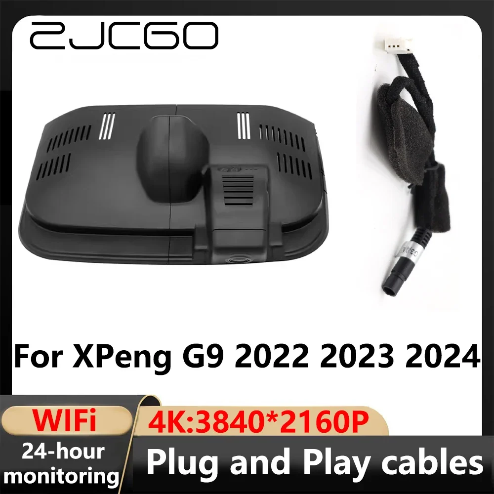 

ZJCGO 4K Wifi 3840*2160 DVR Dash Cam Camera Video Recorder for XPeng G9 2022 2023 2024