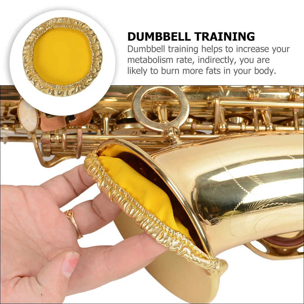 

Saxophone Bell Cover Durable Professional Protective Cover for Musician Practice Performance Reusable Horn Instrument Supplies