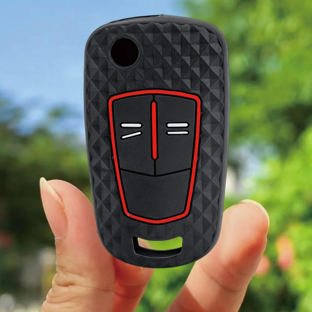 Silicone Car Remote Key Case Cover Shell Fob for Opel Vauxhall Astra H Corsa D Vectra C Zafira Astra Vectra Signum 2BNT