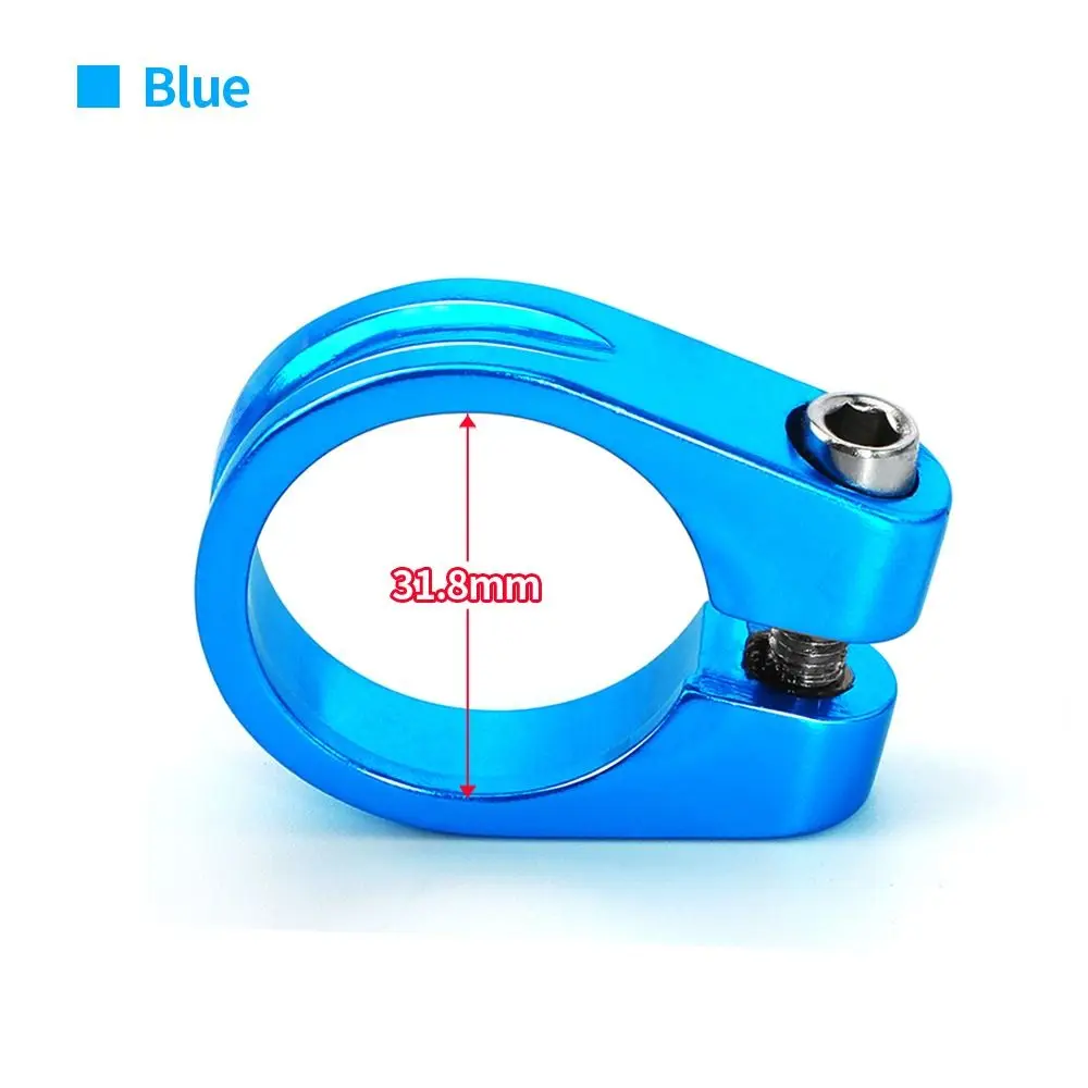 28.6/31.8/34.9mm Aluminum Tube Clamp MTB Bike Seatpost Clamp Bicycle Saddle Seat Clamp Seatpost Tube Cycling Parts Head Tube