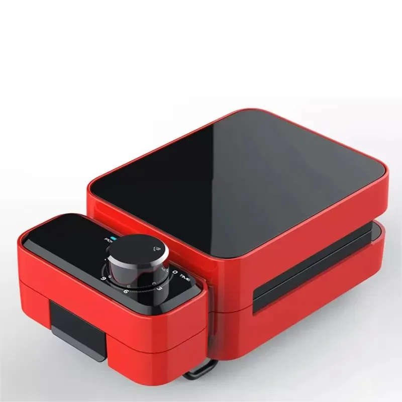 Electric breakfast maker with interchangeable grill/waffle/sandwich