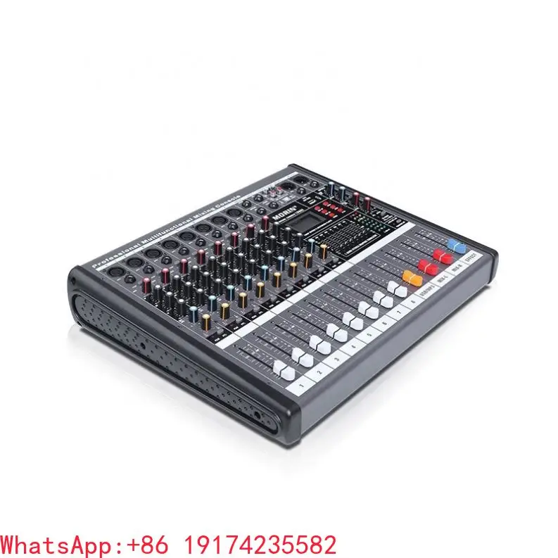 Used for Stage Performance Line Array Speakers 90V-270V 8-Channel Professional Mixing Console Professional Mixer