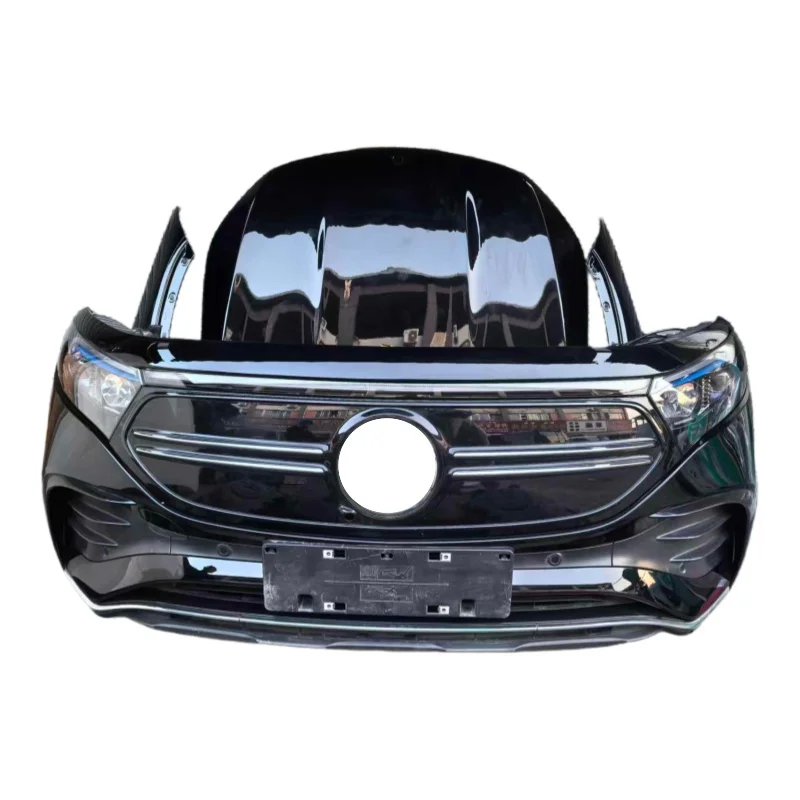 

Second-hand Original for Mercedes-Benz EQB W243 Front Bumper with Radiator and Headlights. Engine Hood and Fenders.