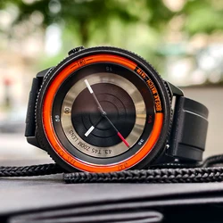 BREAK Black Camera Series Men Women Luxury Fashion Casual Stainless Steel Band Unique Sport Waterproof Quartz Watches for Man