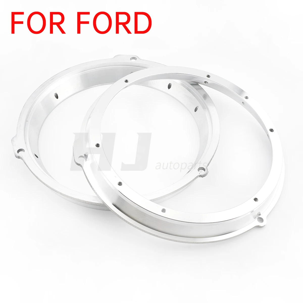 

Комплект из 2 алюминиевых проставок-адаптеров для автомобильных динамиков 6,5 дюймов, кольцевые крепления-подставки для среднечастотных динамиков и сабвуферов, основания для аудиосистем Ford