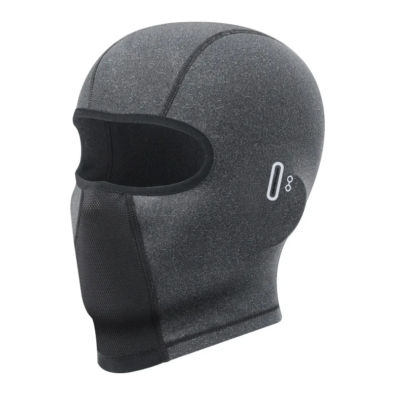 JEPOZRA Breathable Ski Thermal Mask, Fleece Mask, Windproof, Head Cover, Neck Bib, Warm, Riding, Winter