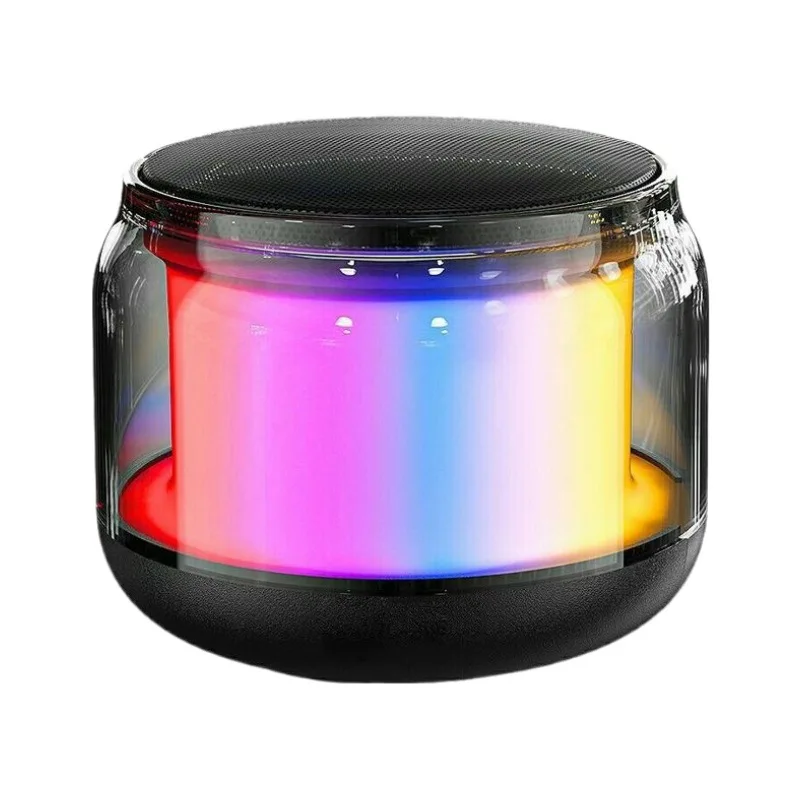 5.0 Mini Speaker Plastic Material English Voice Prompt IPX4 Waterproof Large Volume Rechargeable Desktop