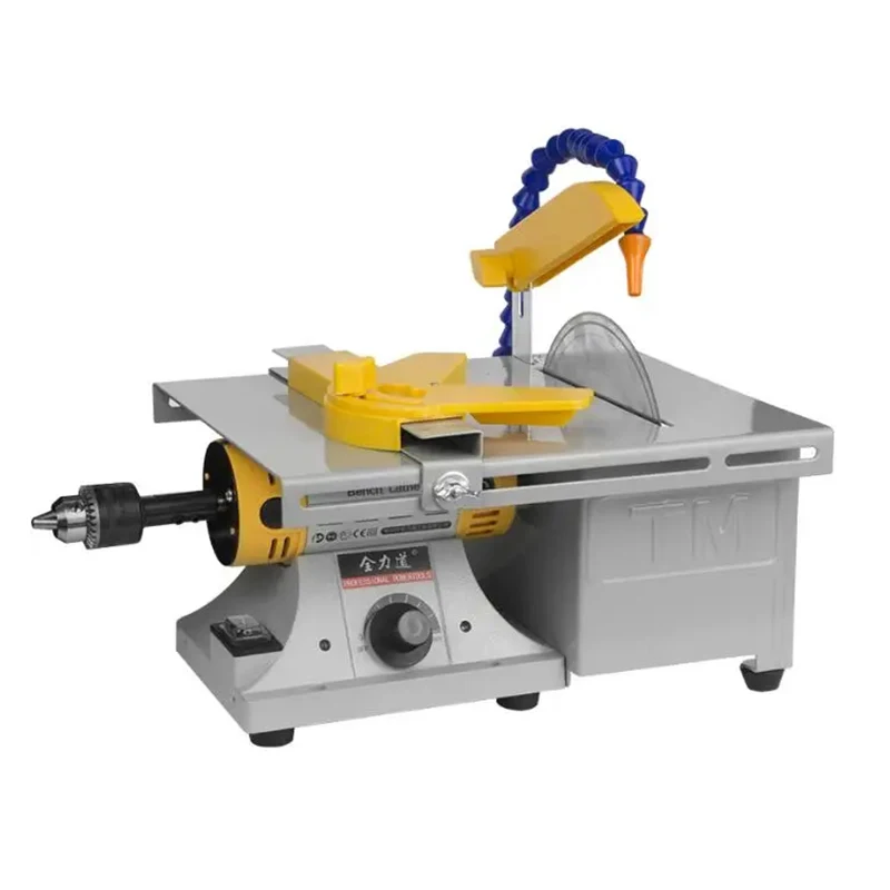 

220V Woodworking Electric Grinder Table Saw Polisher Drill Saw Multi-Functional Mini Bench Lathe Machine Jade Engraving Tools