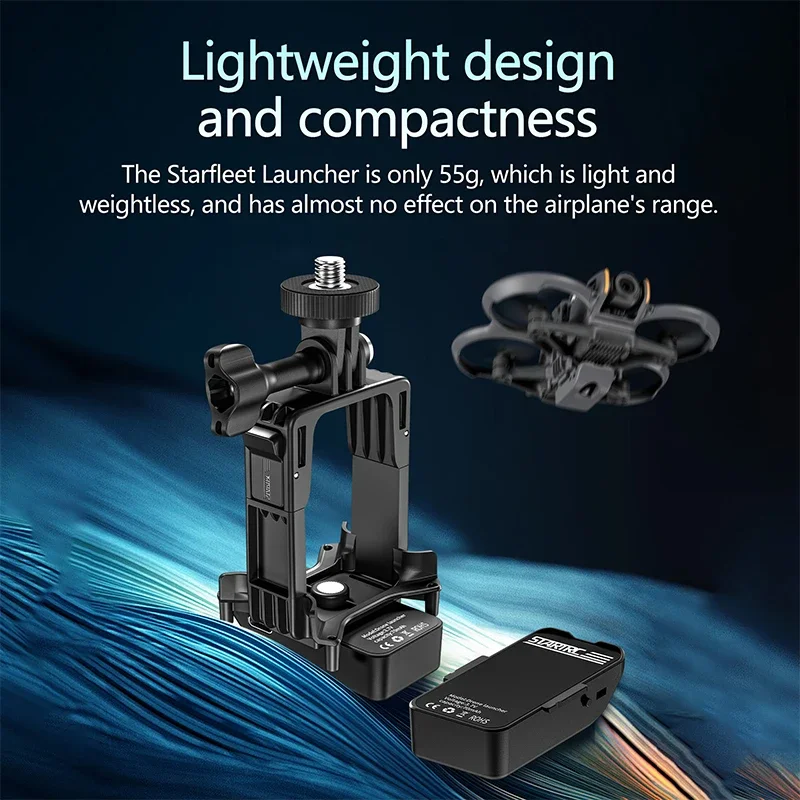 Powerwin-dji avata 2用のエアドロップシステム,ドローンアクセサリー,スローワー,ペイロード,ドローン,輸送装置,12km