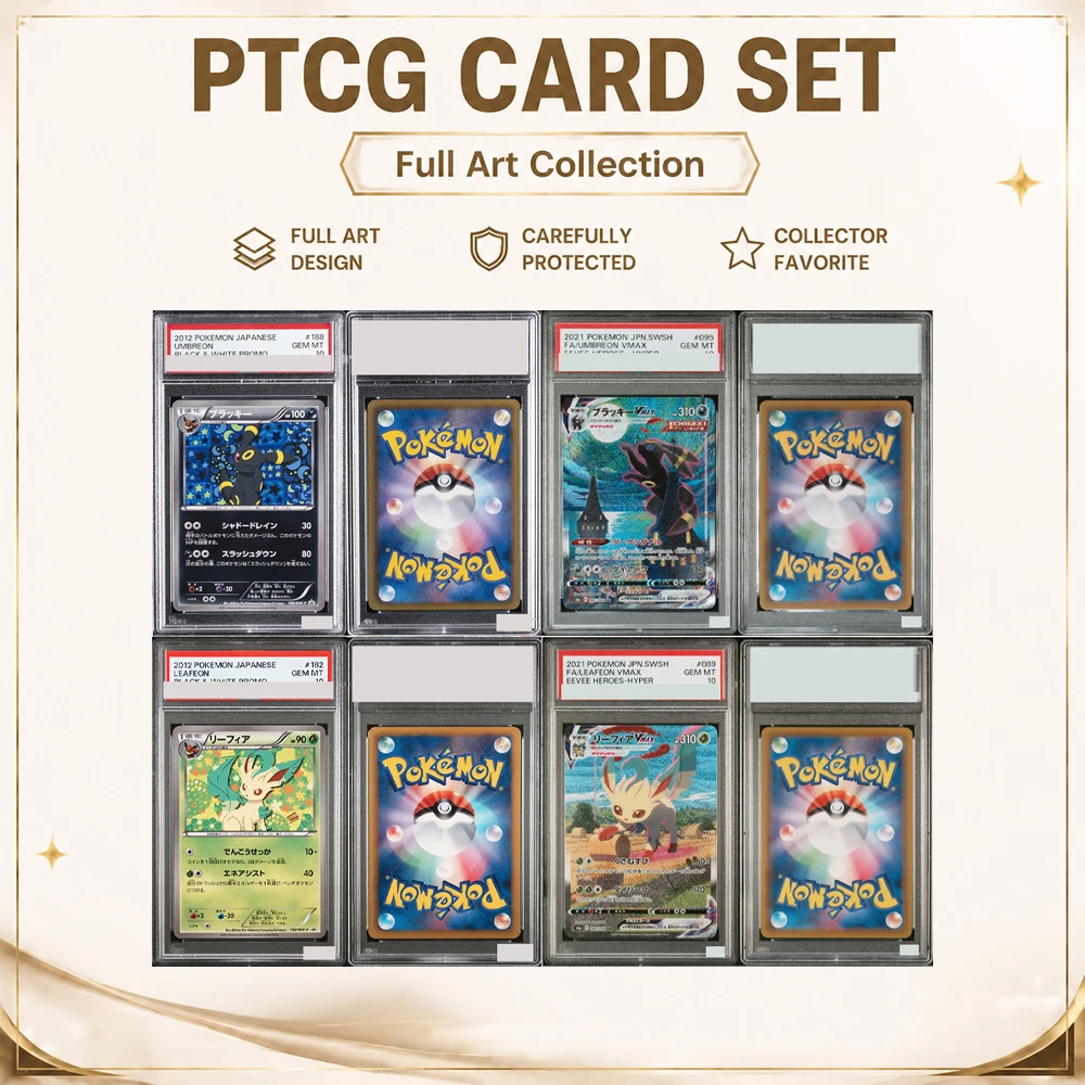 2012 Anime Ptcg Graded Proxy Collection Card Japanese Black & White Promo #188 Umbreon Gem Mt 10 Holo Labels Child Gifts Toys