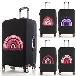 Rainbow Print Luggage Cover for 18-32 Inch Travel Suitcase Washable Protective Cover Anti-scratch Suitable Elastic Dust Cover