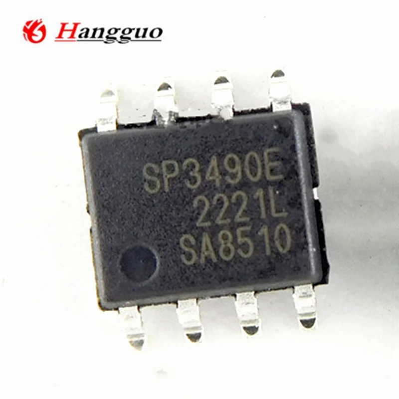 10PCS/Lot Original  SP3490EN SP3490E 3490EN SOP-8 CIP IC Transceiver RS-485