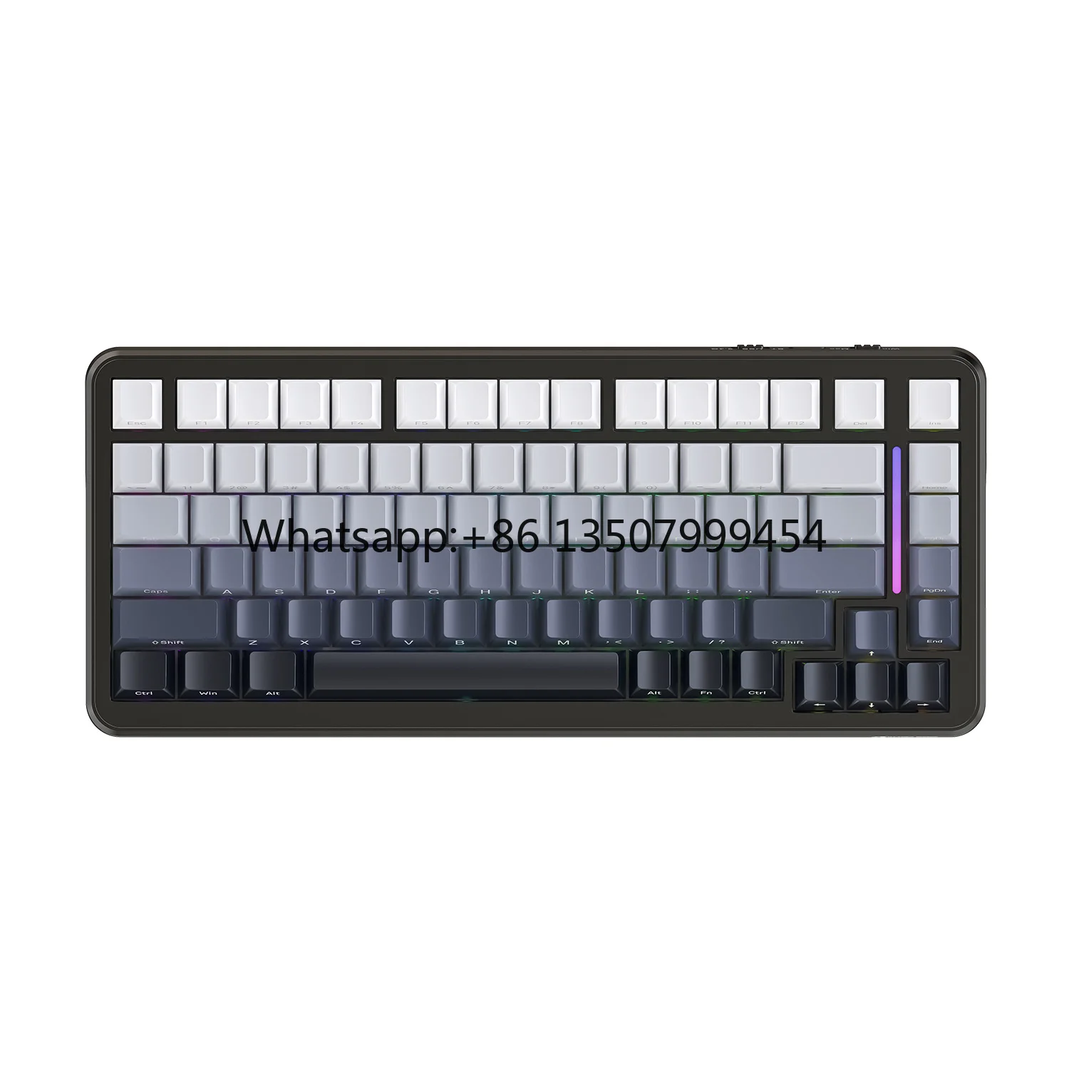 

Attack Shark M86 Wireless RGB 3-Mode Hot--swappable USB-C Interface ABS Material for Desktop Mechanical Gaming Keyboard