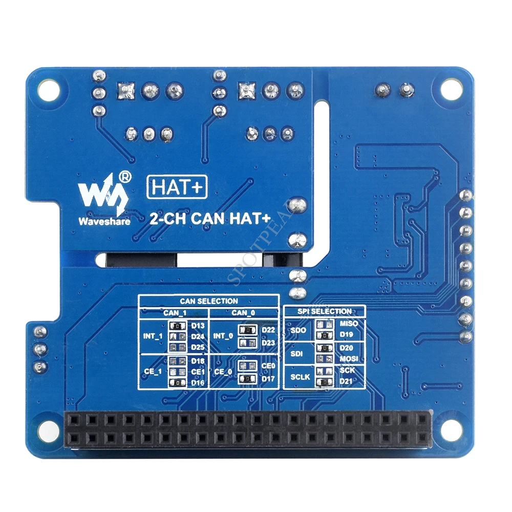 Imagem -05 - Framboesa Pode Transportar o Chapéu da Expansão 2-channel Isolou a Solução Dupla das Microplaquetas Multi Proteções Incorporados o pi da